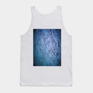 BRIGHT VIBRANT BLUE PARTICLES Tank Top